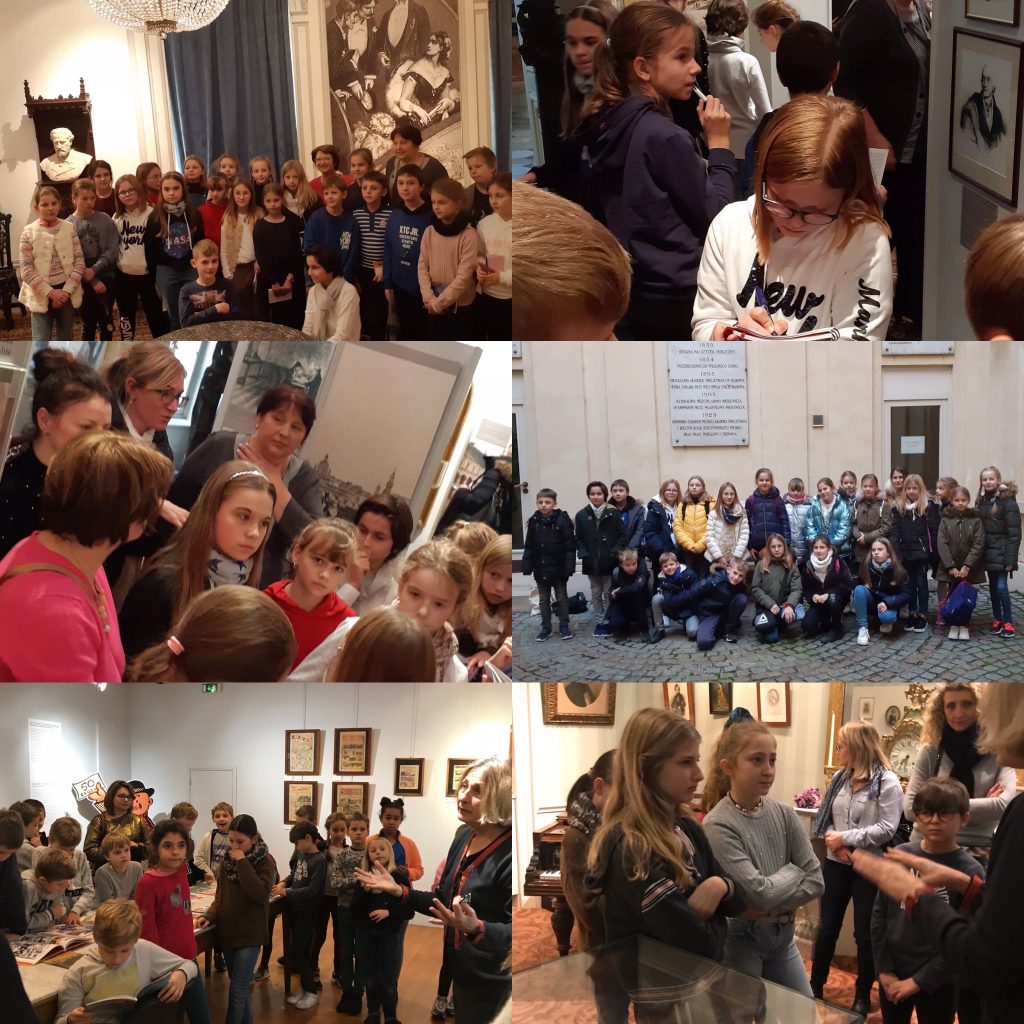 WYCIECZKA DO BIBLIOTEKI POLSKIEJ W PARYZY KLASY 4 I 5