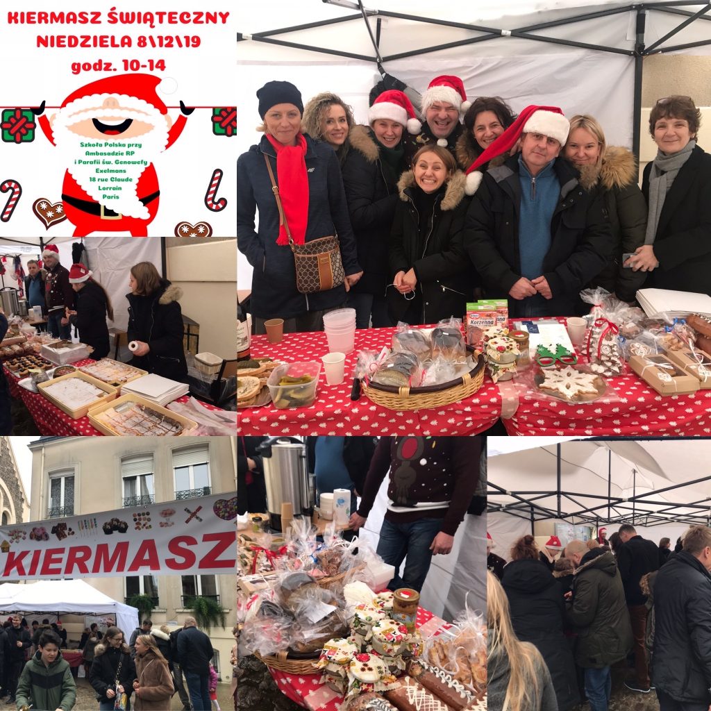 Szkolny Kiermasz Świąteczny zorganozowany przez Rade Rodzicow