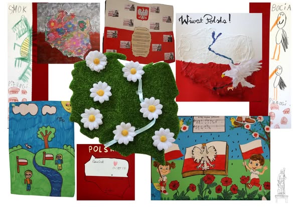 „Polska w majowych barwach” – konkurs pastyczny dla uczniów klas I-III rozstrzygnięty.