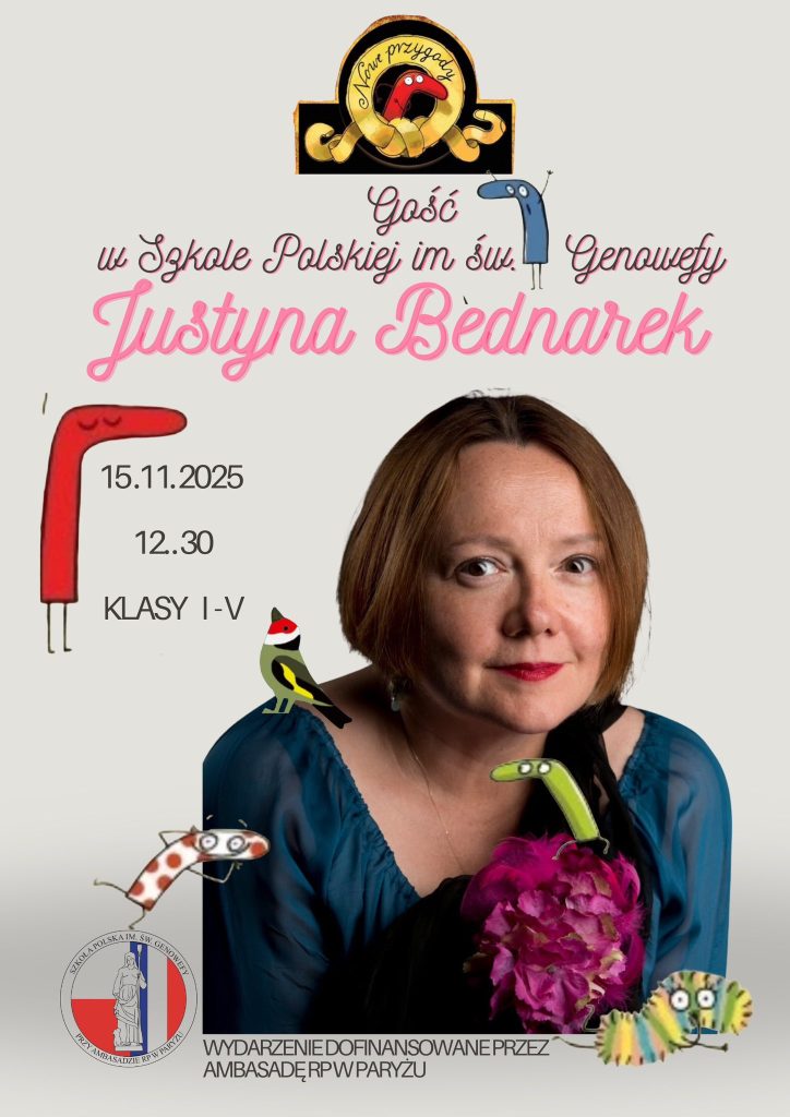 Pisarka Pani Justyna Bednarek w naszej szkole