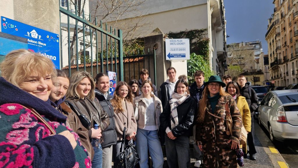 Wyprawa naszych licealistów do Bazyliki Saint Denis