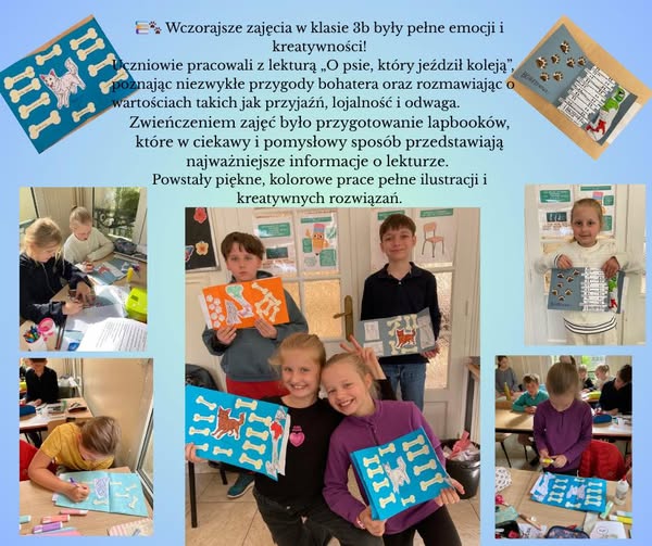 LAPBOOK O PSIE KTÓRY JEŹDIŁ KOLEJĄ