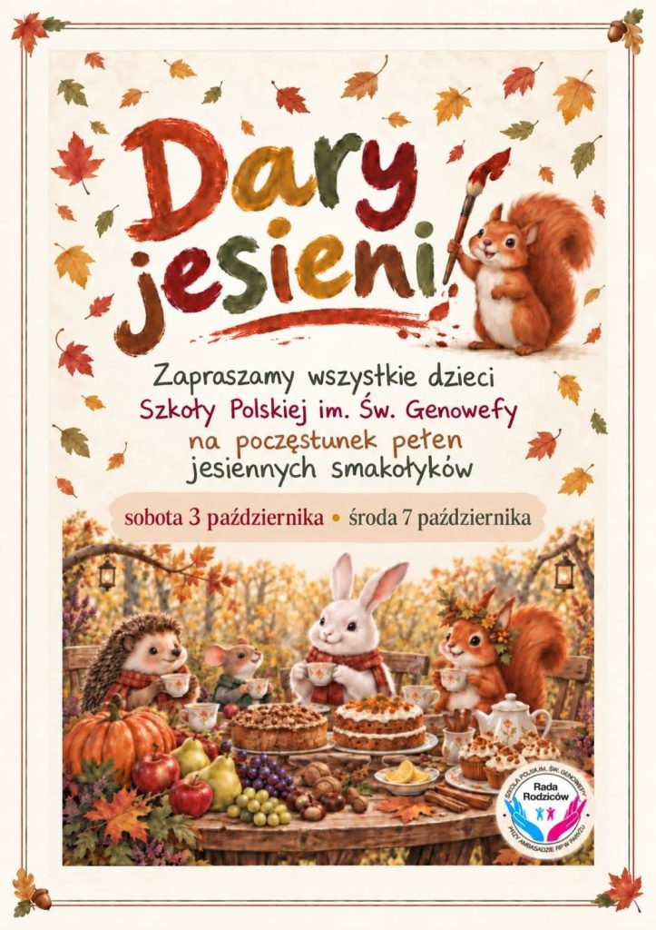 „Dary jesieni” – kolorowy poczęstunek pełen jesiennych smaków.